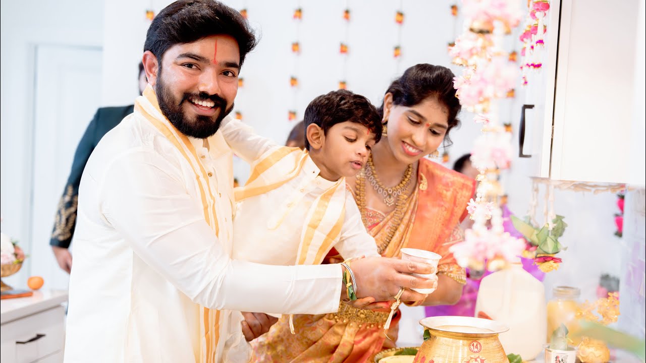 Our House warming Ceremony | Joshua & Roshini | Telugu USA Vlogs | Gruhapravesam | Home tour | Vlogs