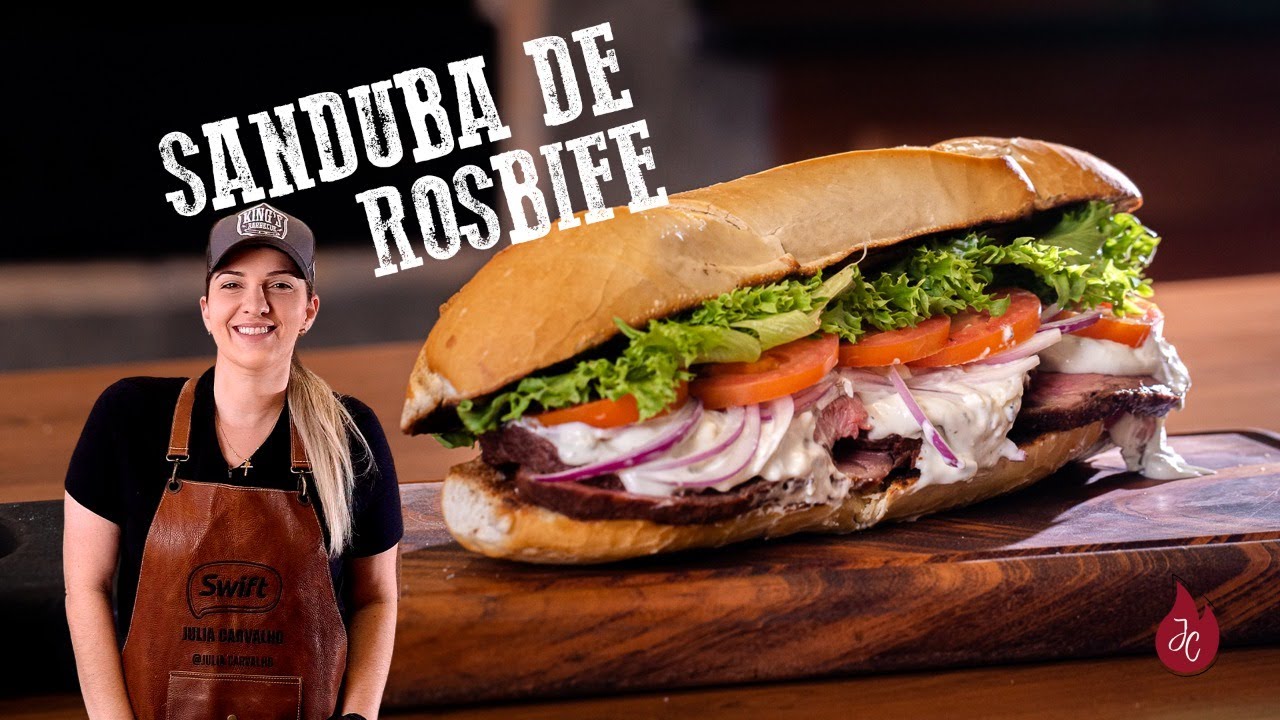 SANDUÍCHE DE ROSBIFE FEITO NA CHURRASQUEIRA (SUBWAY NA CHURRASQUEIRA) #024