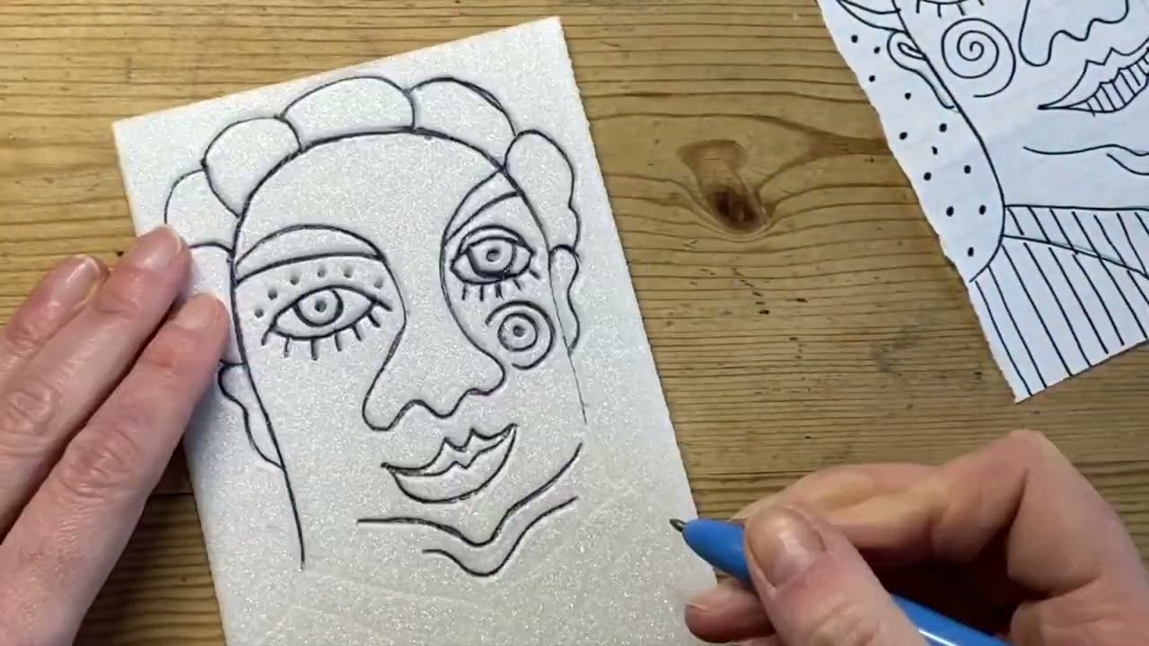 Polystyrene Print Portraits