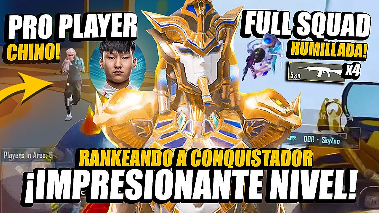 Así es ENFRENTAR a UN PRO PLAYER CHINO en PUBG Mobile🔥 El MVP del MUNDIAL HUMILLANDO SQUADS