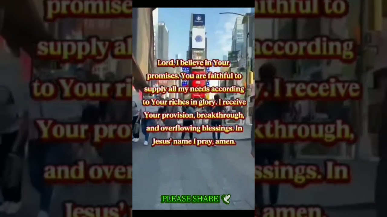 Prayer For Financial Blessing! 🙏✝️🕊#god #love #life #jesus #prayer #inspiration #motivation #shorts