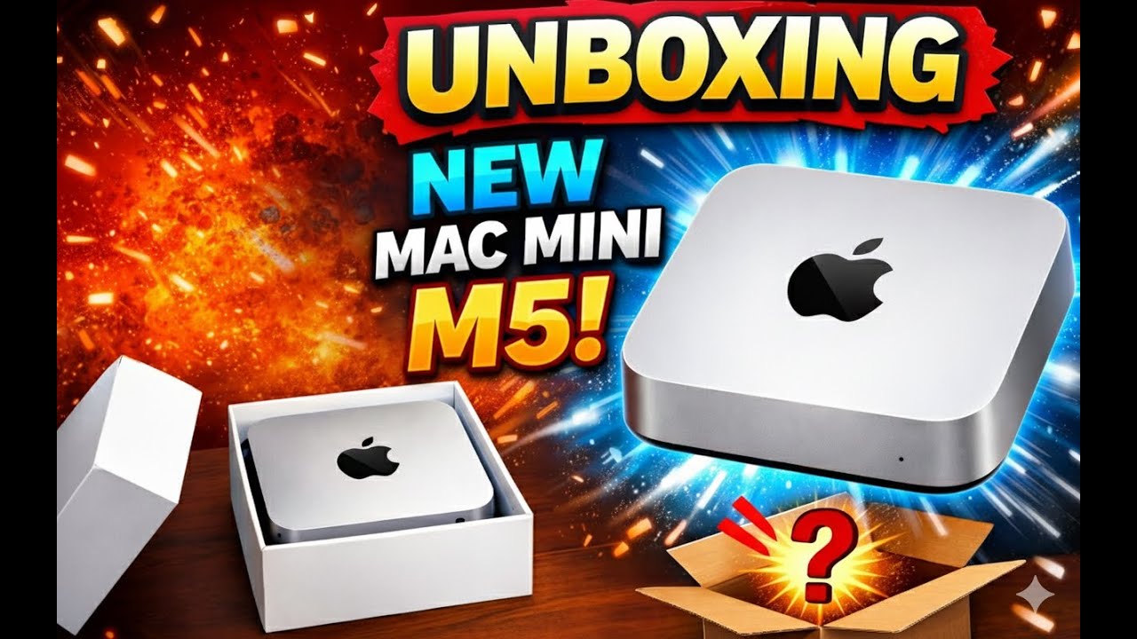 Mac mini M5 Unboxing and Installation 2025