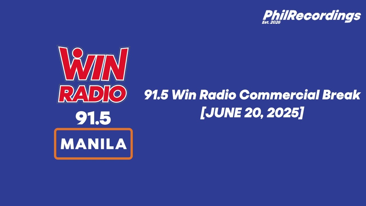 91.5 Win Radio Commercial Break [June 20, 2025]