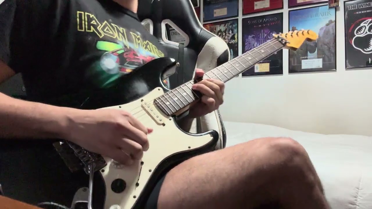Iron Maiden Coming Home solos cover