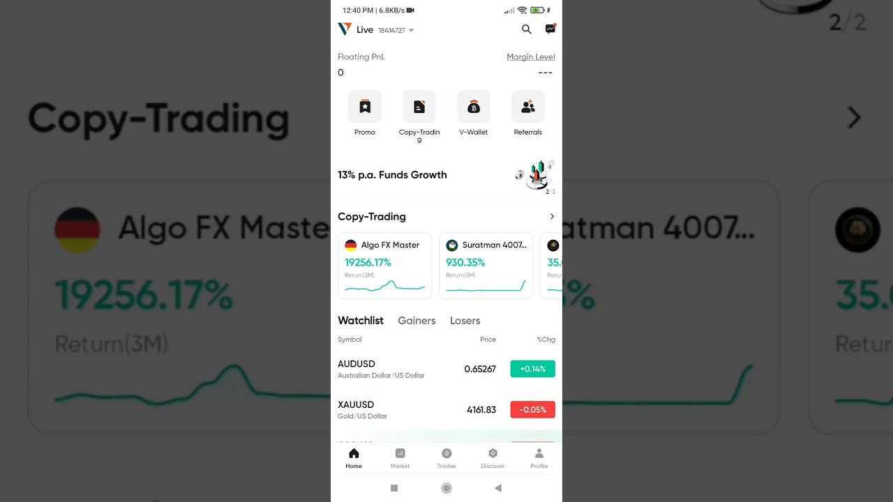 تداول النسخ من Vantage: كيفية نسخ الصفقات على تطبيق Vantage