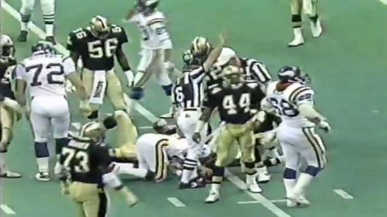 Vikings vs Saints 1988