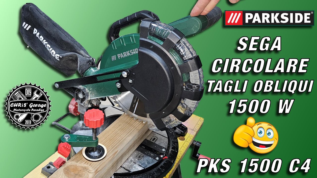 Parkside OTTIMA Sega Circolare tagli obliqui a 69 € by Scheppach
