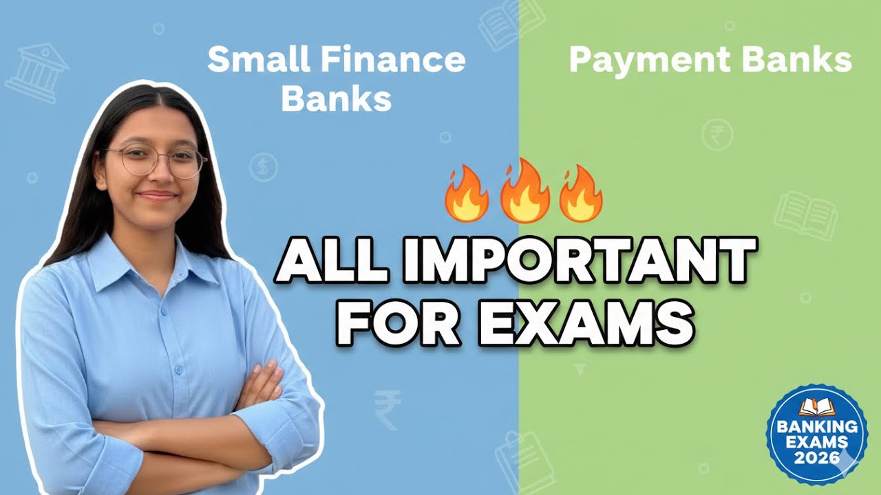 SFB & Payments Banks Explained ⏱️