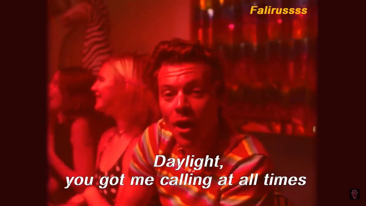 HARRY STYLES - DAYLIGHT (LYRICS) // Music video by James Corden