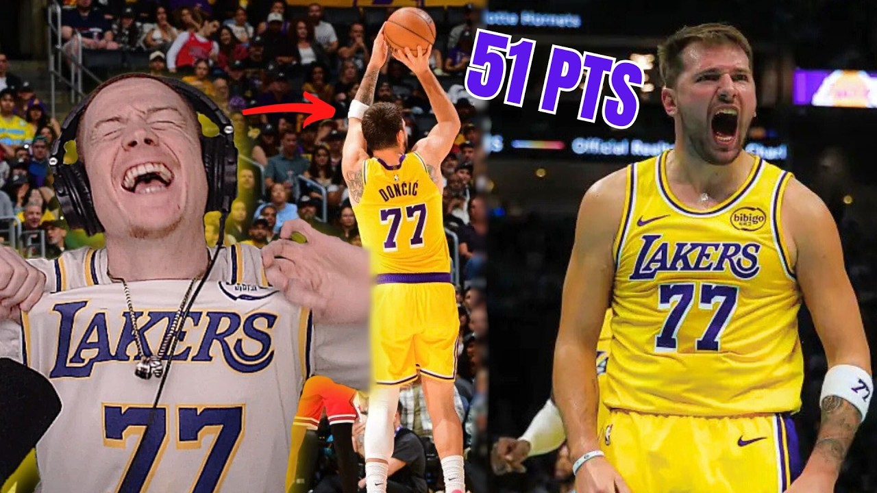 Luka scored 51 PTS! Reacting to Lakers vs Bulls!