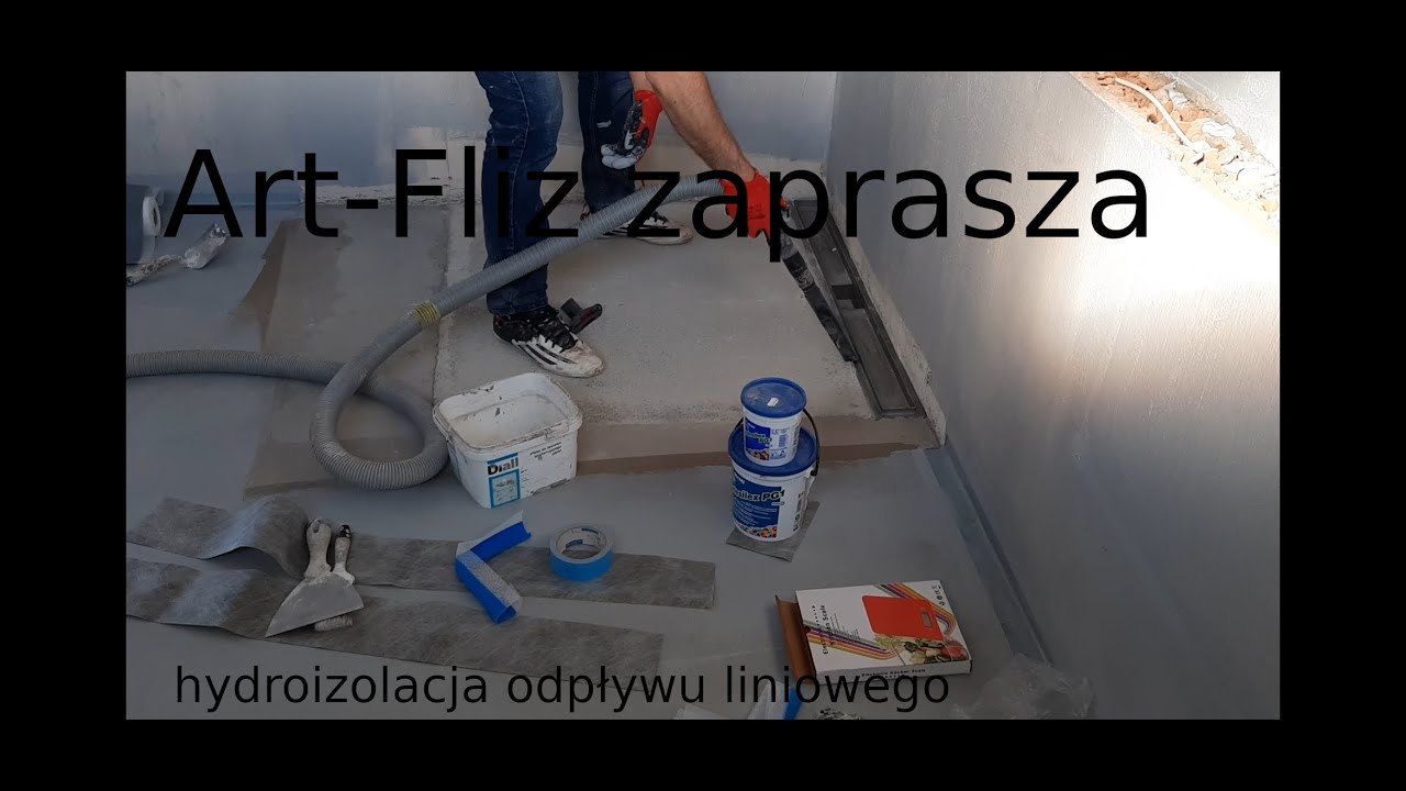 Jak wykonać hydroizolację odpływu liniowego...