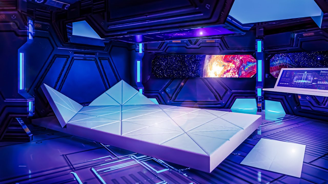 Starship Medical Bay 💊 Spaceship Ambience, Sci-Fi Sounds & Futuristic White Noise 🌌 10 Hours