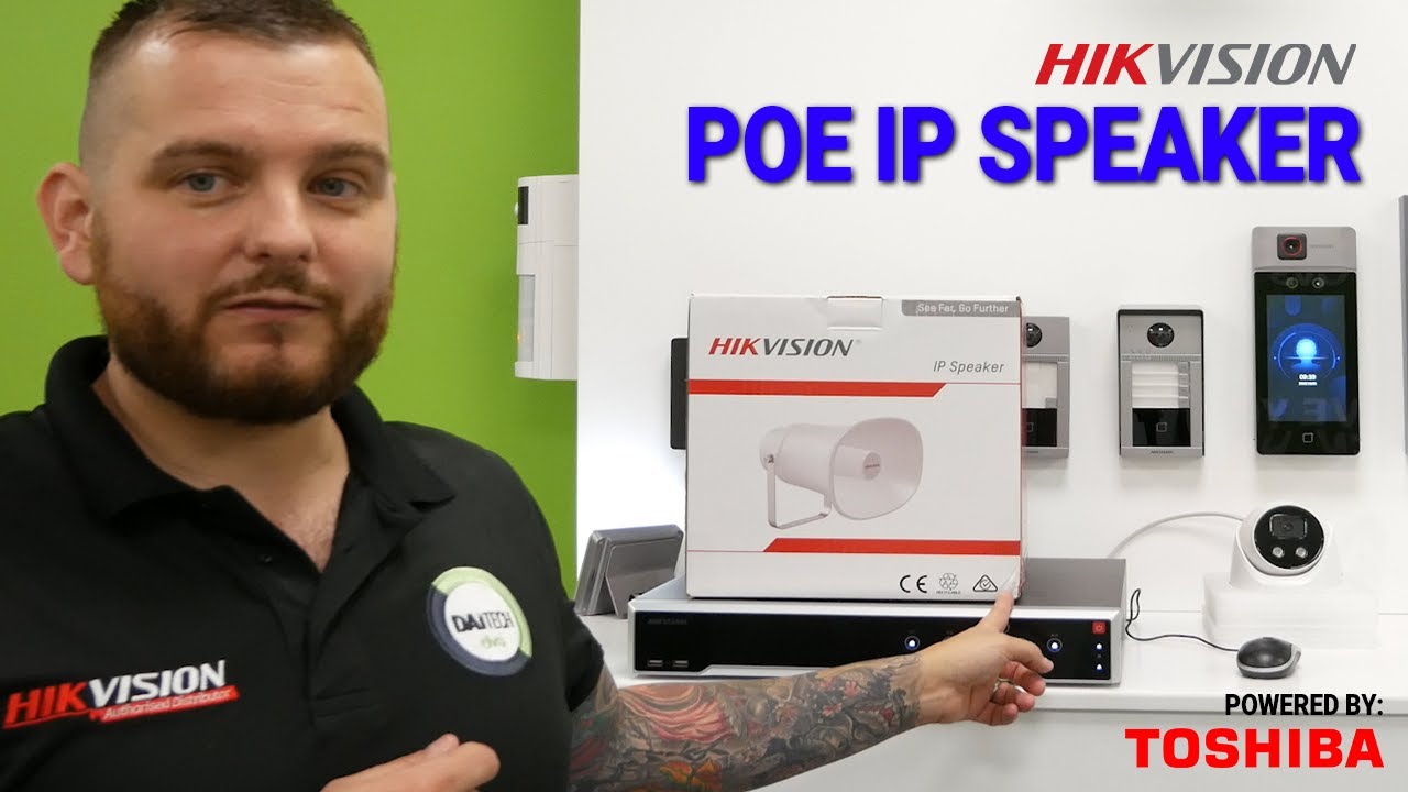 Hikvision POE IP Horn Speaker Set Up With Custom Voice Alarms