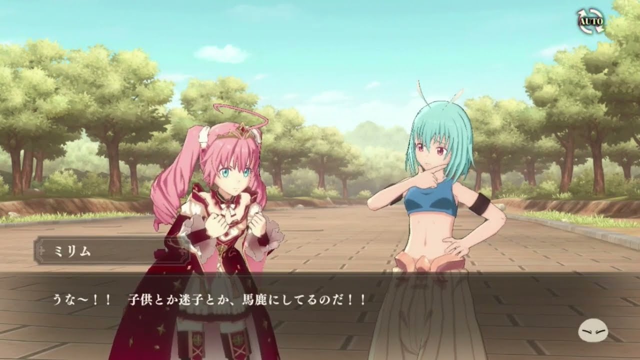 「リムルの娘だと」ミリム、シンシヤと出会う：魔国連邦VS鏡国連合sideミリム「まおりゅう　転生したらスライムだった件」