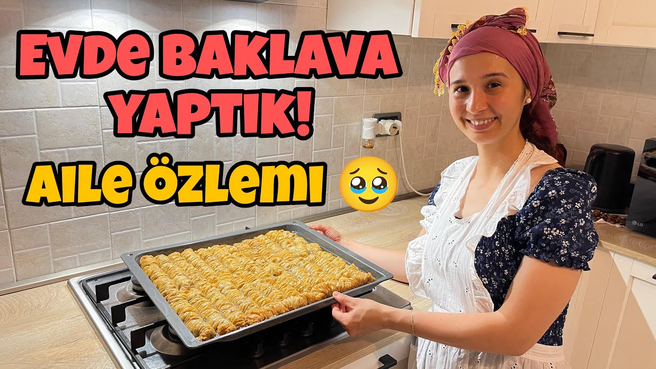 İtalya’da Bayram Baklavası 🇹🇷🇮🇹 | Evde Eşimle Baklava Yapımı #italya #new #vlog #baklava #bayram