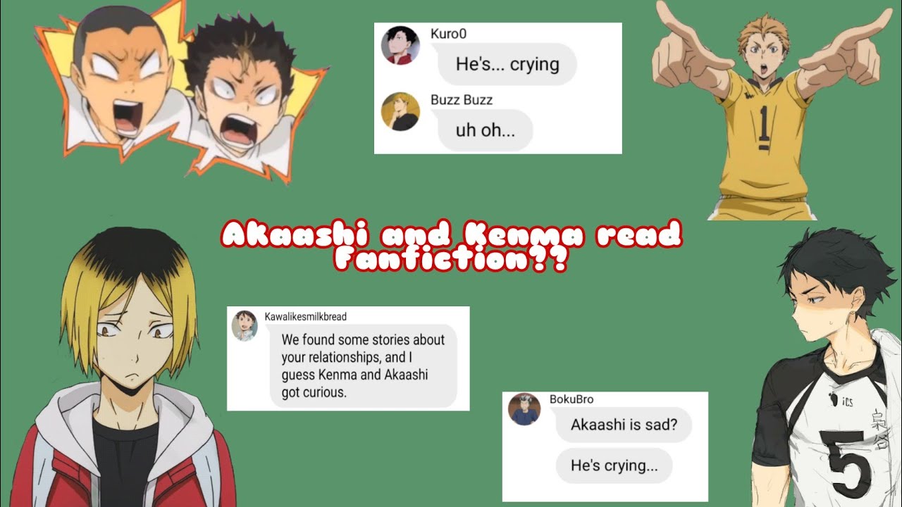 Akaashi and Kenma read Fanfiction? | A Haikyuu Story