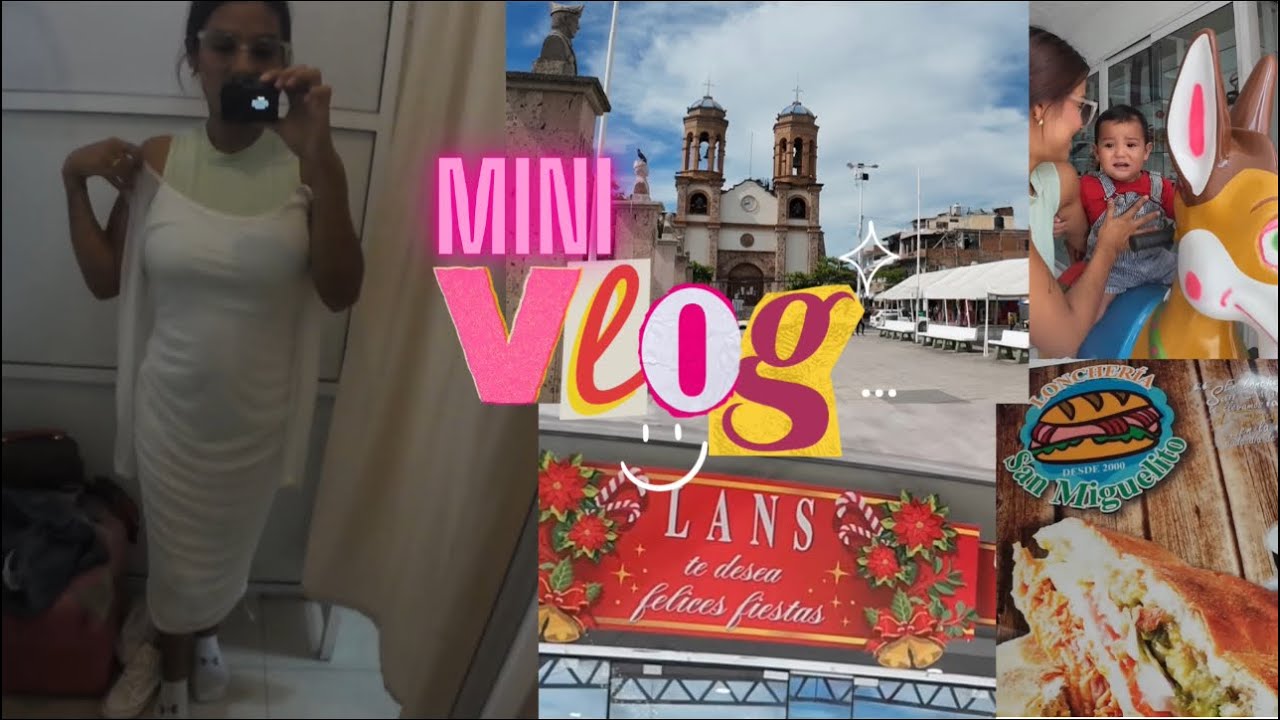 Mini vlog/buscando vestido para el bautizo (sale mal)😭