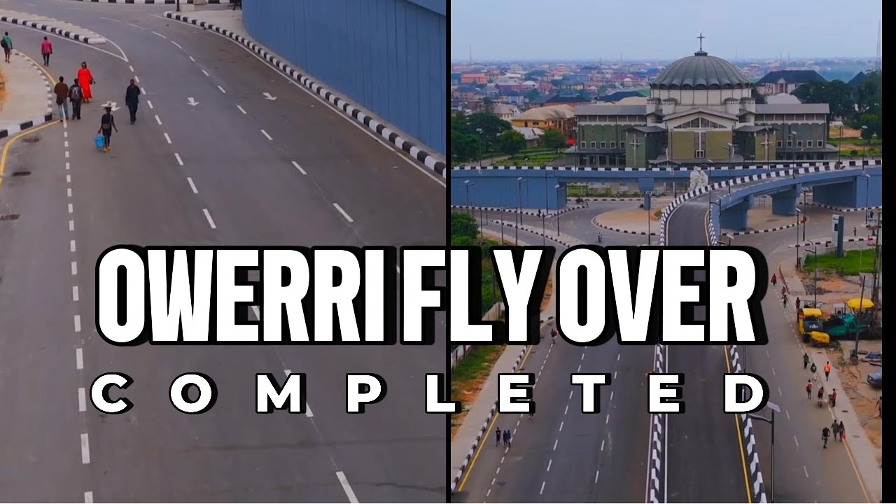 Owerri new flyover completed  2025|A walkthrough video 4k