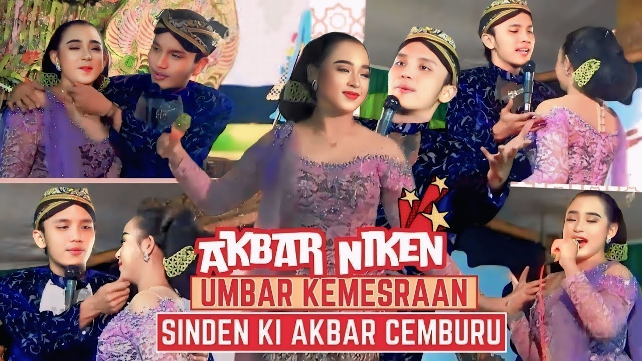 Niken Salindri&Ki Akbar Umbar Kemesraan, Sinden Ki Akbar Ada Yang Cemburu nih lur. Ngeri-Ngeri Sedep