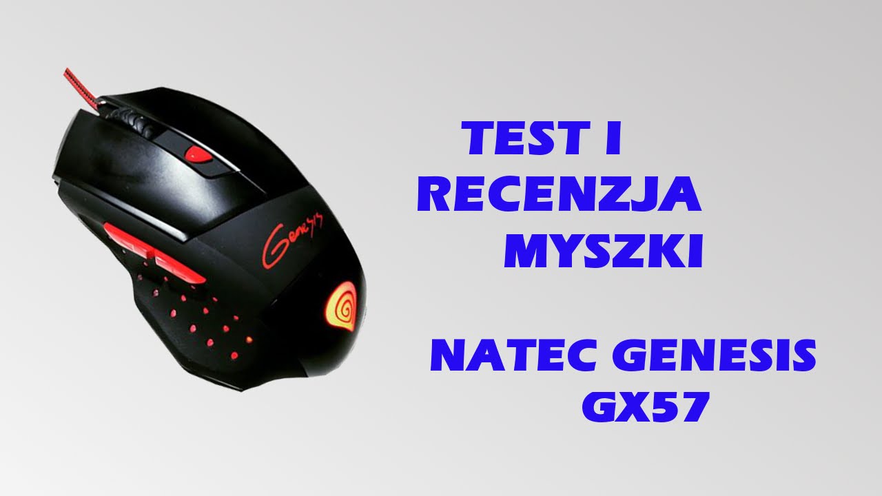 Natec Genesis GX57 recenzja, niedroga myszka dla gracza