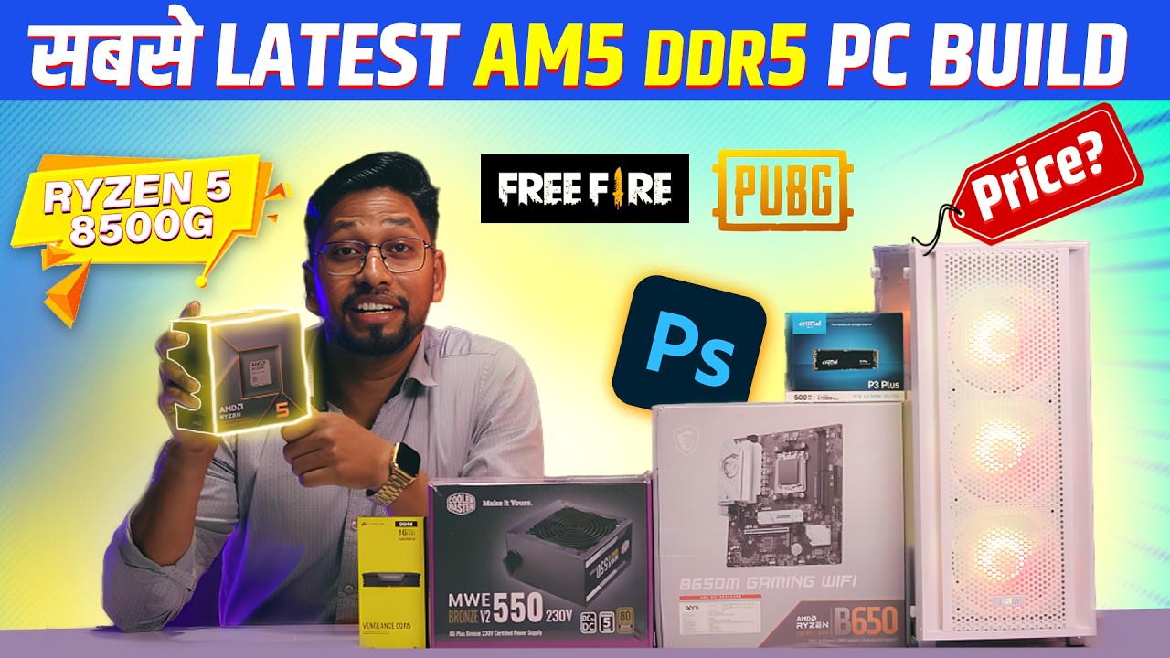 Gaming & Editing PC Build 2024 🚀 8500G DDR5 | Ultimate Budget Build with NCL Computer