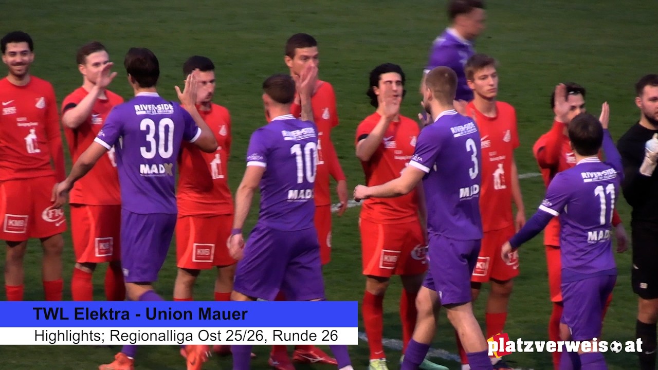 Highlights TWL Elektra - Union Mauer; Regionalliga Ost 2025/26, Runde 26