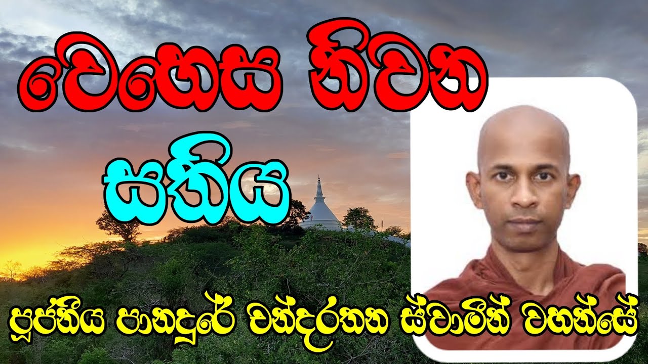 වෙහෙස නිවන සතිය | Ven.Panadure Chandarathana Thero