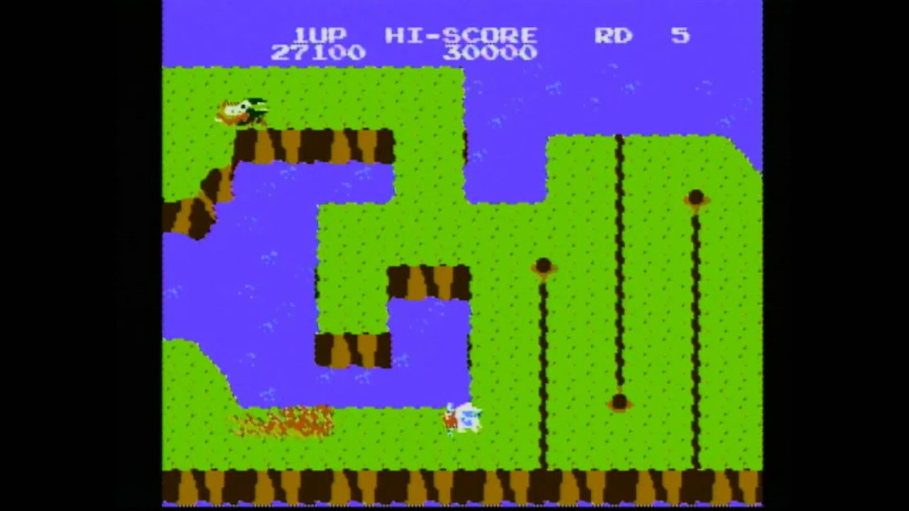 CGRundertow - DIG DUG II for NES Video Game Review