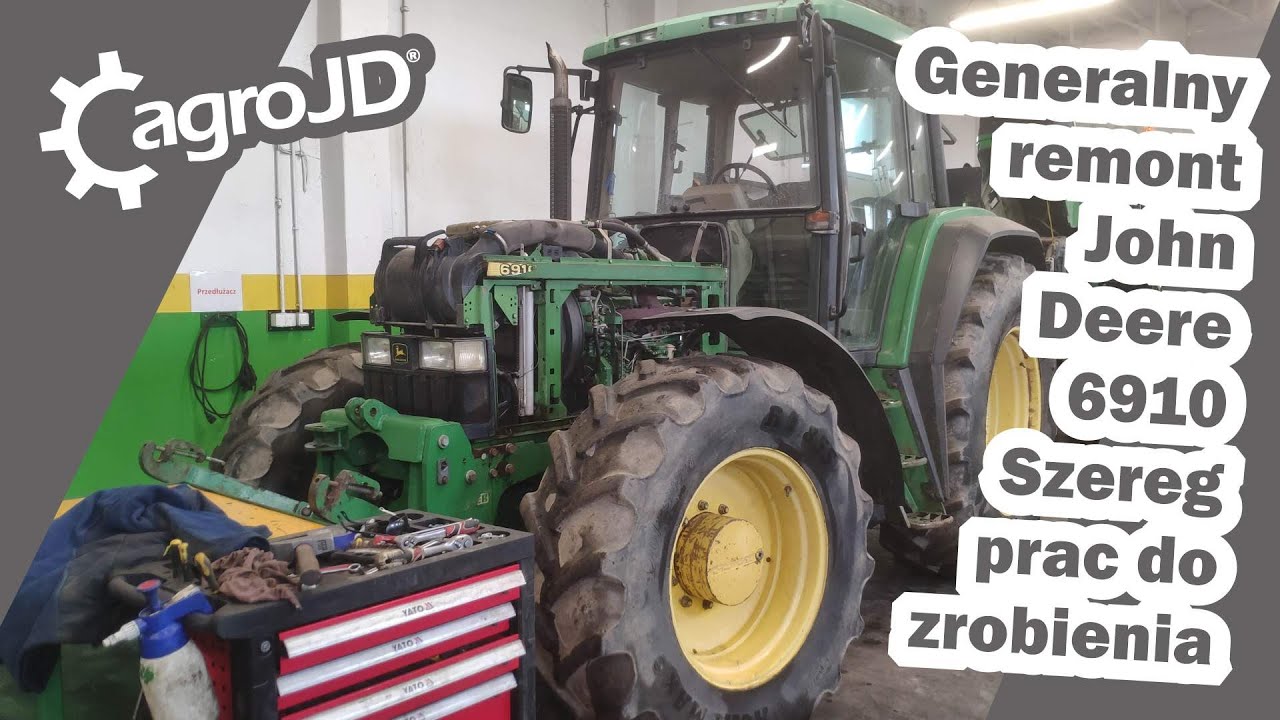 Nowy na serwisie... John Deere 6910🚜 co mu dolega? 🤔 Zimny chodzi fatalnie... Szereg prac💪