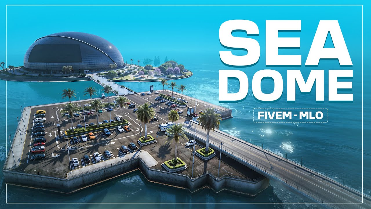 SeaDome MLO – Over-Ocean Dome w/ Parking, Bridge, 360° LED & Custom Shops | FiveM