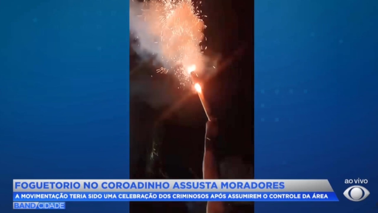 Foguetório no Coroadinho assusta moradores, em São Luís MA.