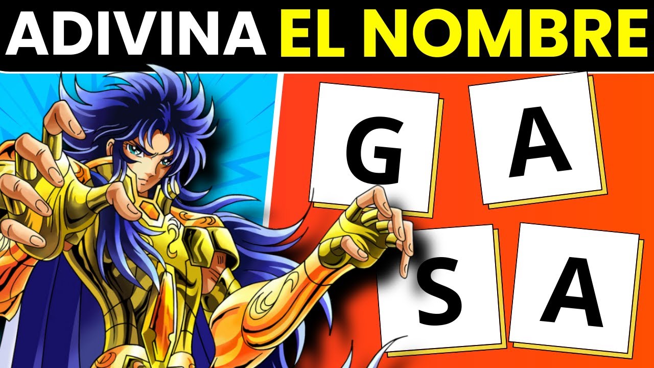 Adivina 50 personajes de SAINT SEIYA ¿Cuánto sabes de Saint Seiya?