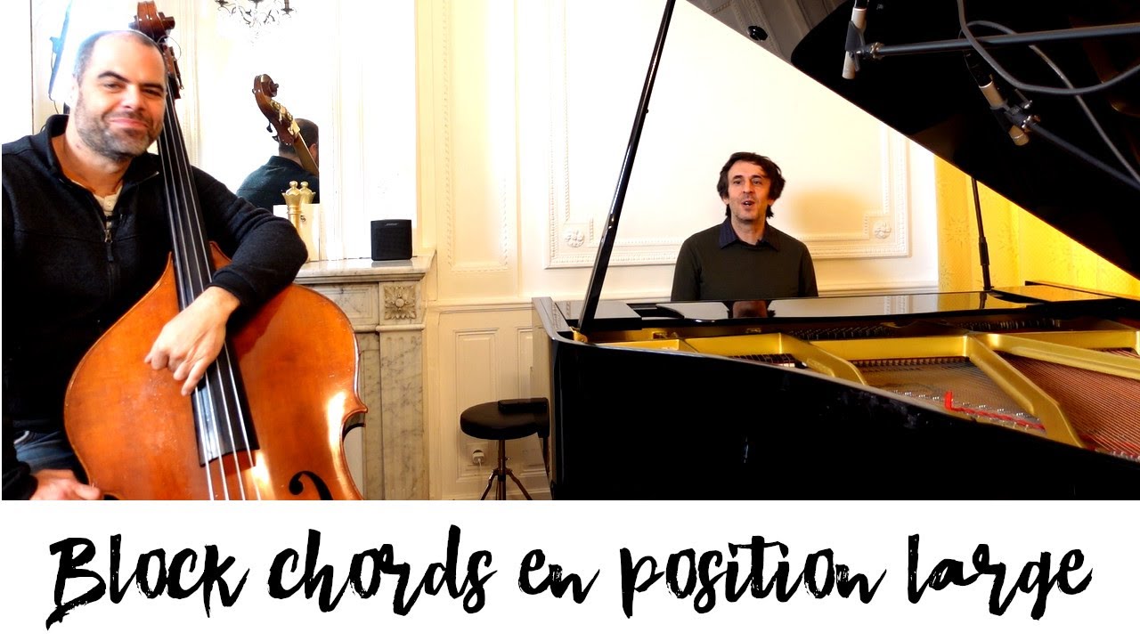 Oscar Peterson - People - block chords en position large - Le révélé des relevés n°2 (3/4)