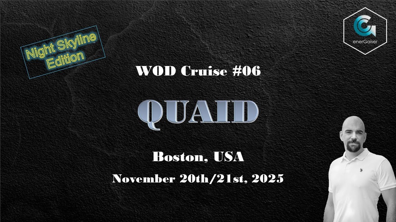 AIDA WOD Cruise Challenge | 06 | Quaid | Boston, USA | Night Skyline Edition