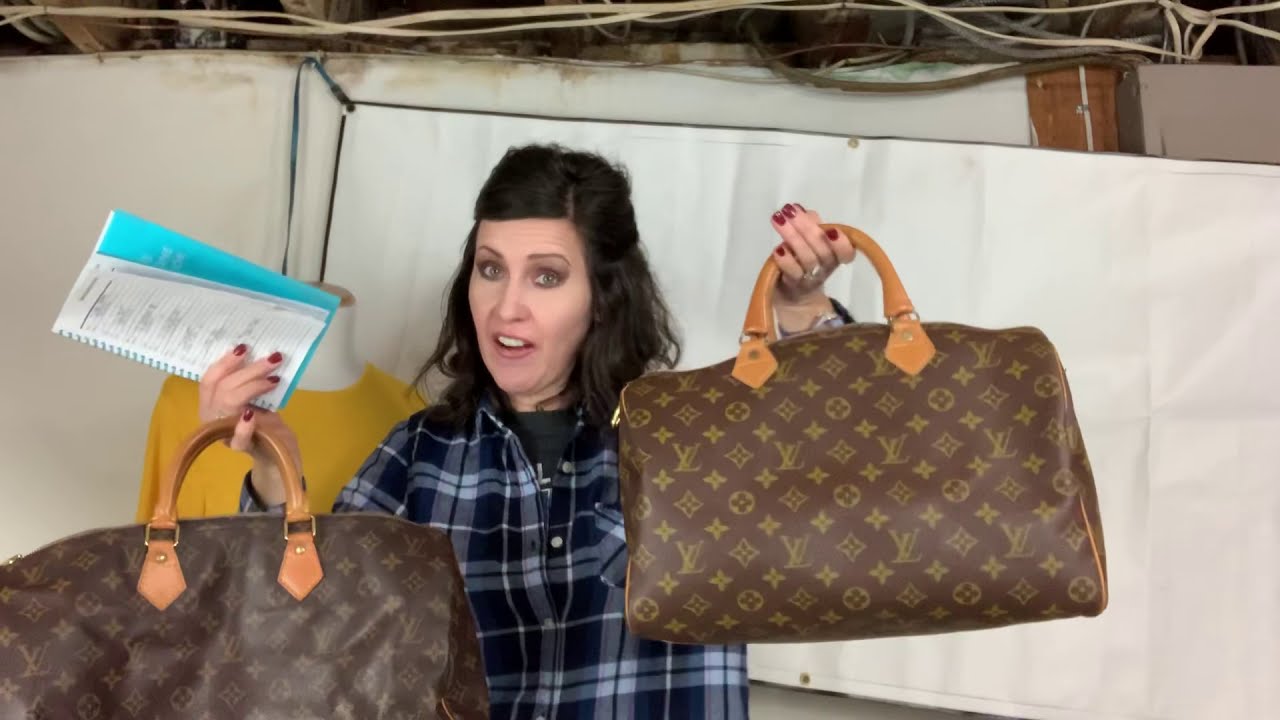 ❤️UPDATED COMPARISON- Louis Vuitton Speedy 35 & Speedy 40