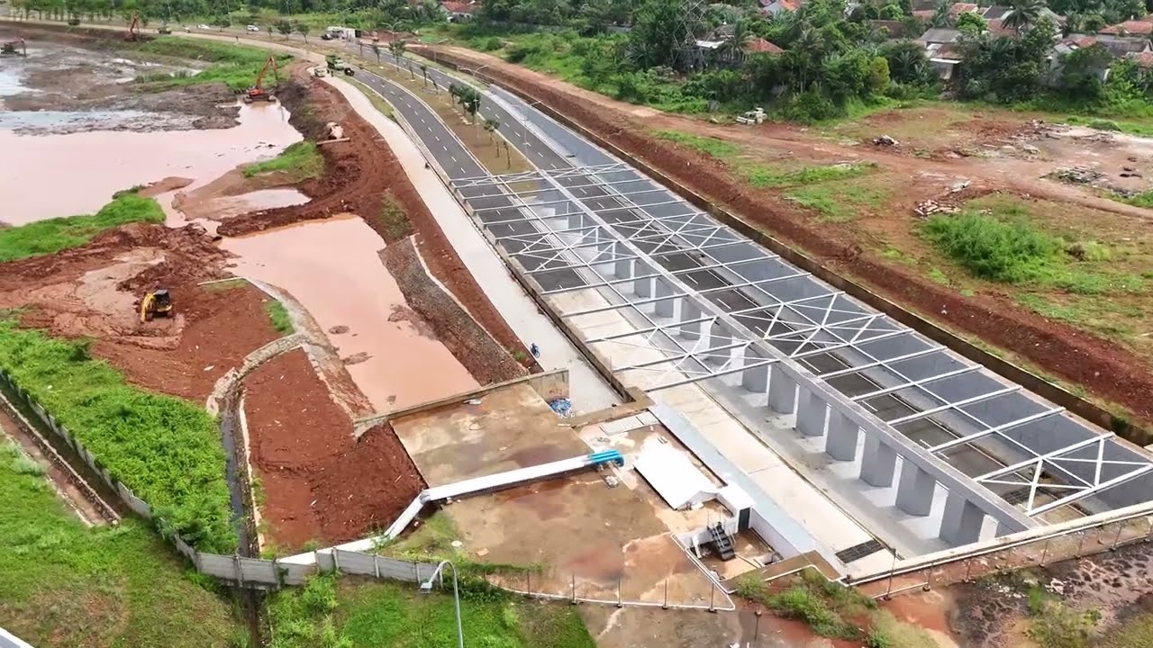 Tol Serpong Balaraja Underpass Jalan BSD Niaga Link Dan Jalan Hiera Stasiun Baru