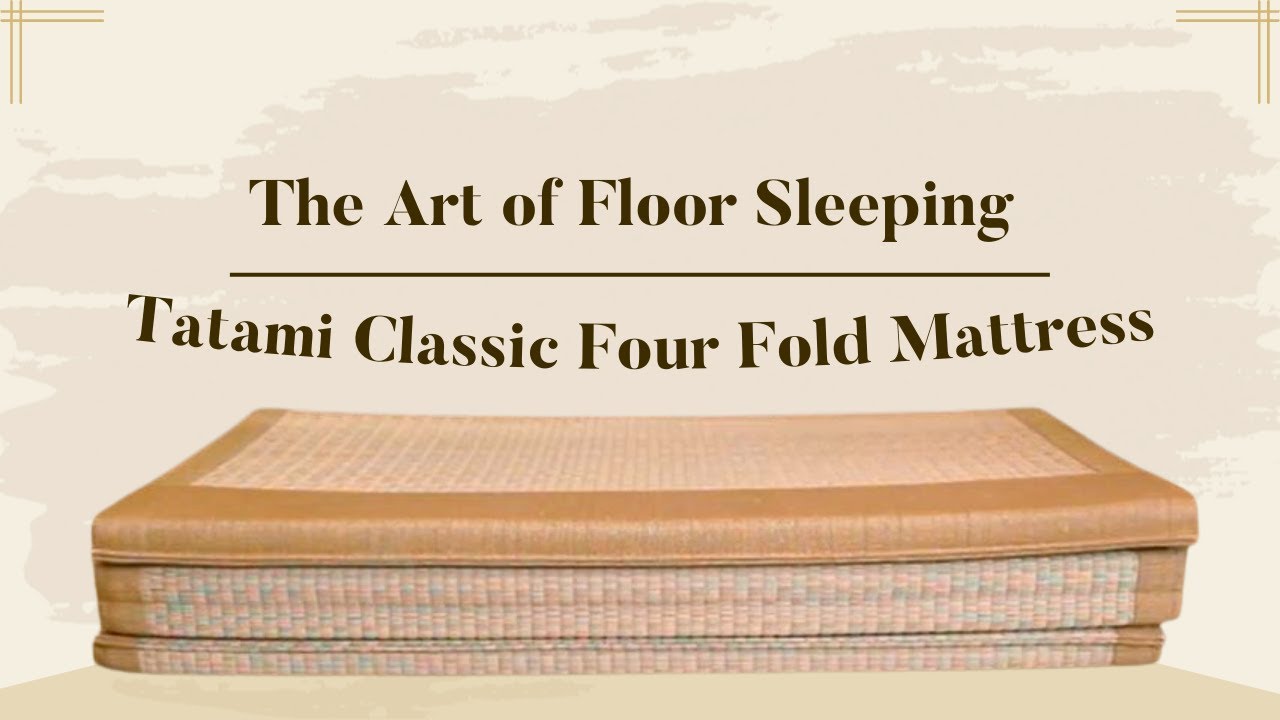 Save space and get firm support with our Tatami Classic 4-Fold Mattress | The Tatami Shop [Official]
