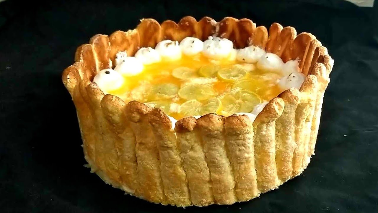 جاتو شارلوت باليمون بنة و لا أروع Charlotte au citron