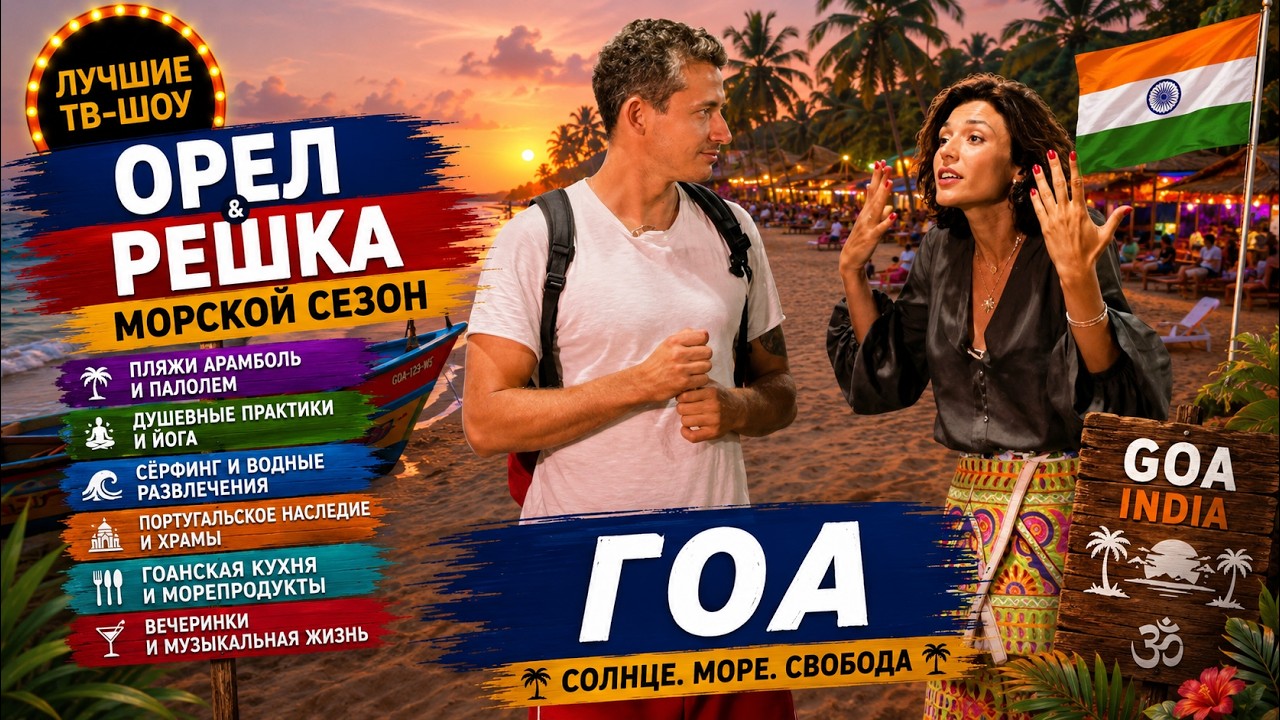 ГОА - ВЕЧНОЕ ЛЕТО И БЕСПРЕДЕЛЬНАЯ СВОБОДА | ЛУЧШИЕ ВЫПУСКИ ОРЕЛ И РЕШКА #орелирешка