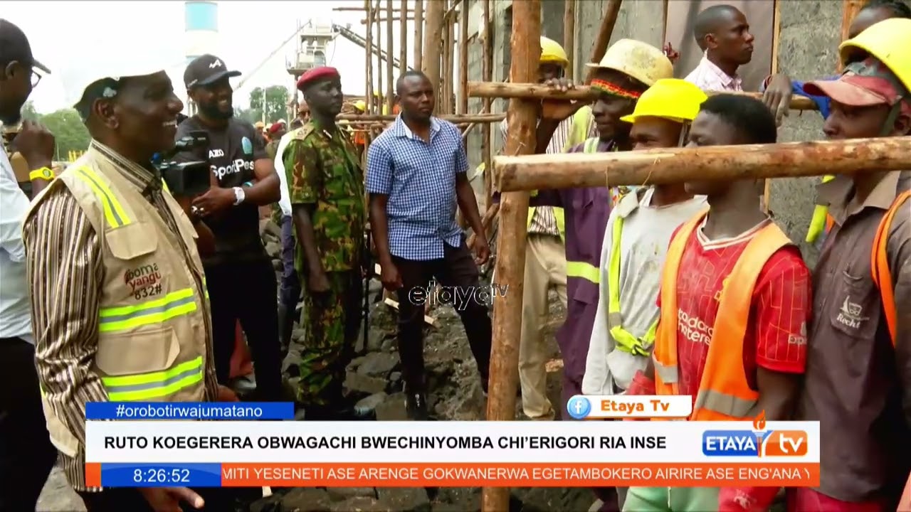 President Ruto inspects the Kabete Affordable Housing Project, Westlands Constituency, Nairobi