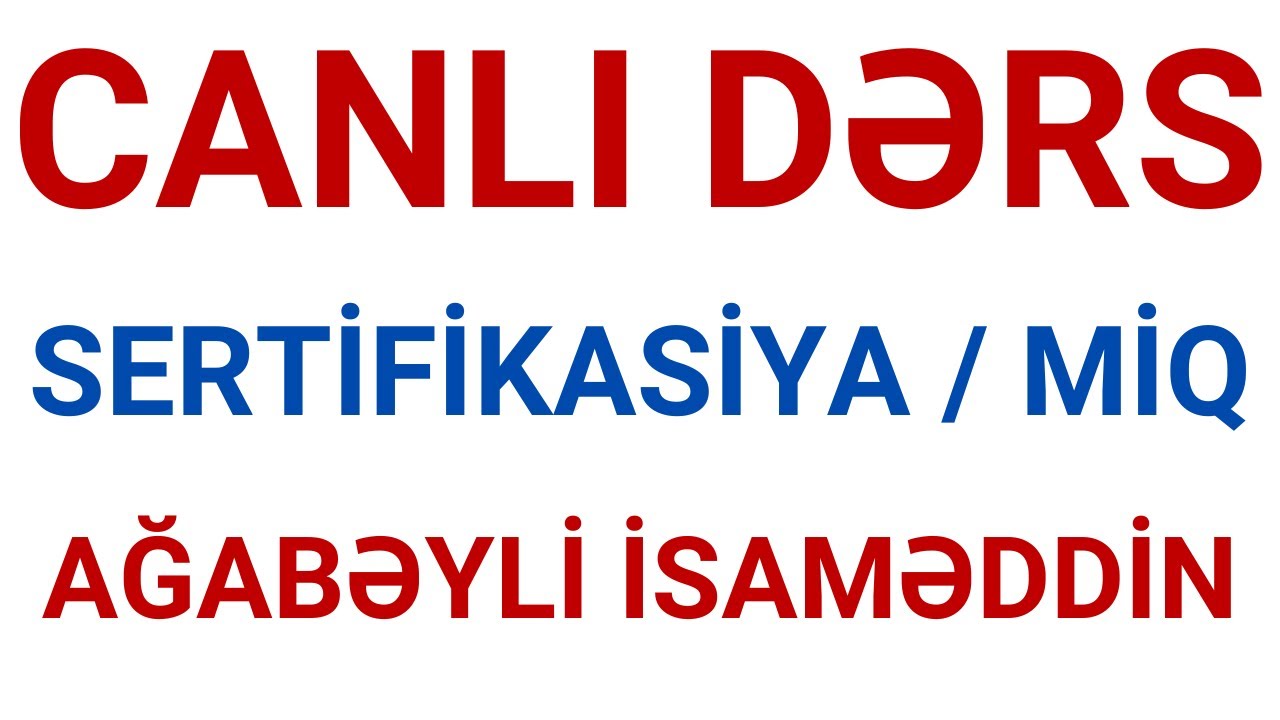 ƏDƏD MƏSƏLƏLƏRİ / İZAHINI AXTARADIĞINIZ RİYAZİ SUALLAR / AĞABƏYLİ İSAMƏDDİN