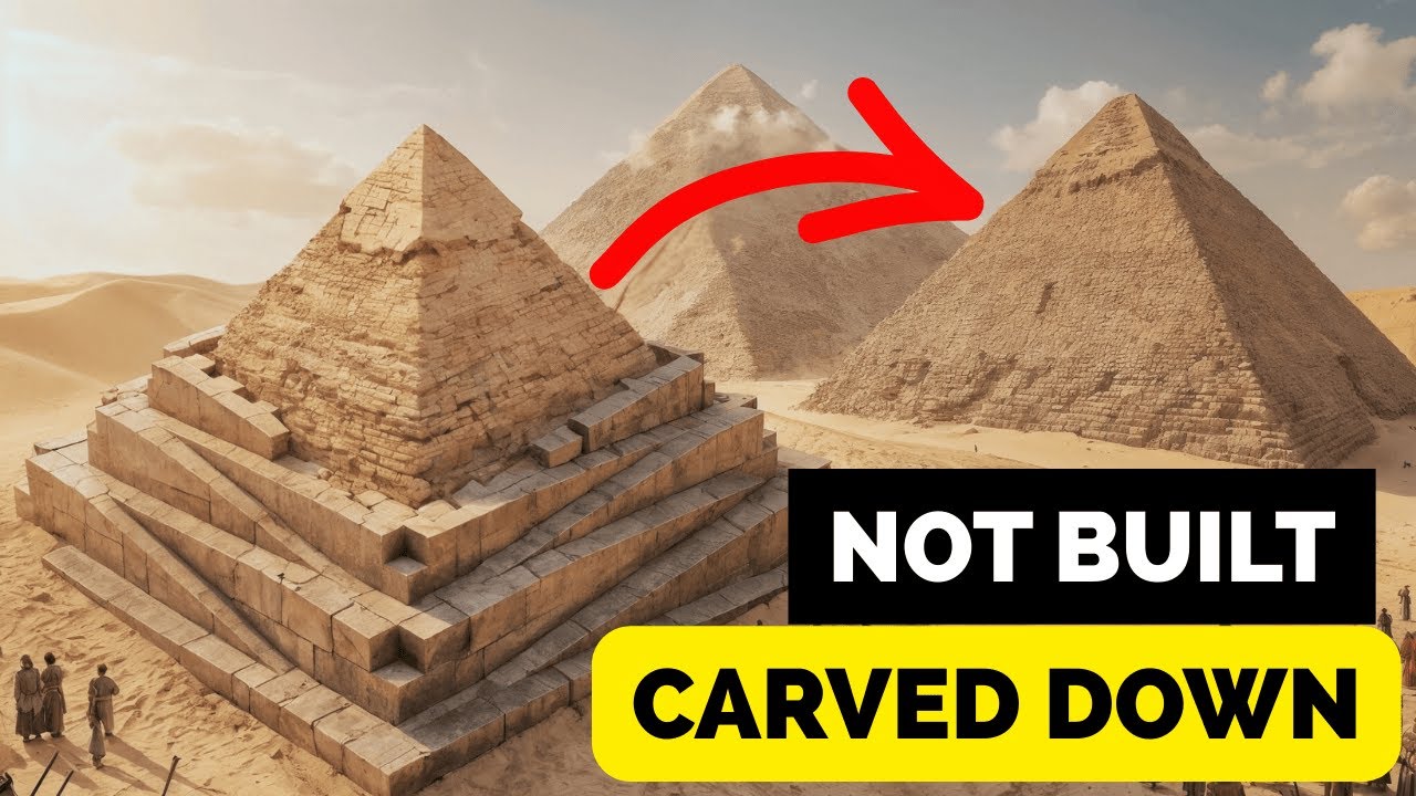 The Pyramids Weren't Built. They Were Carved Down. 10-Year Theory Changes Everything