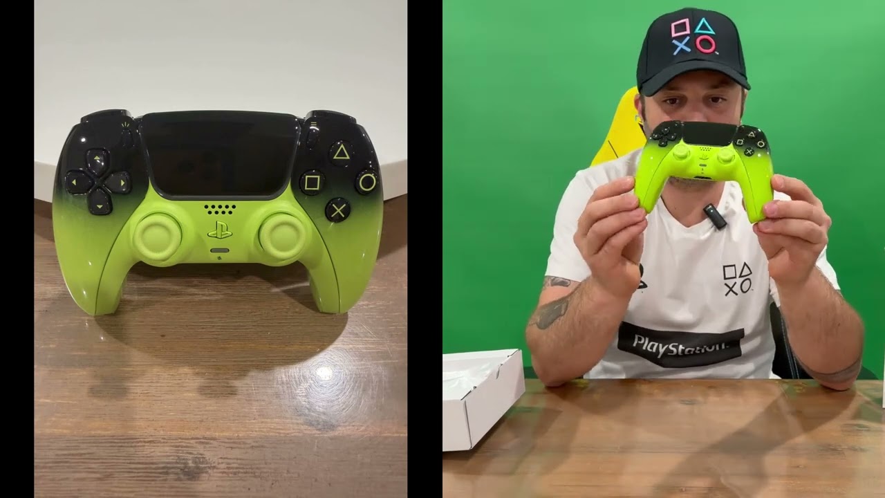 Эпизод 3262 - Распаковка лимитированной серии контроллера Sony Playstation 5 DualSense Remix Green