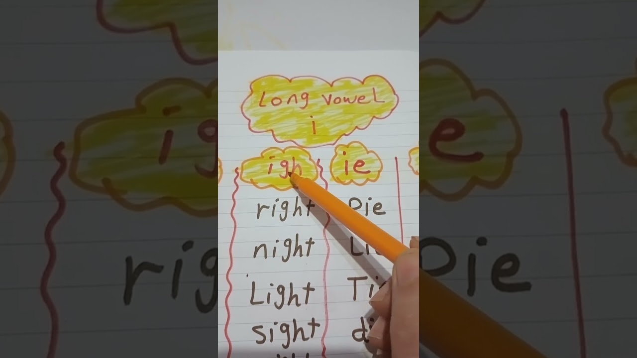 long vowels, long vowel i بأبسط طريقه ممكن تسمعها،🥳💯🥳