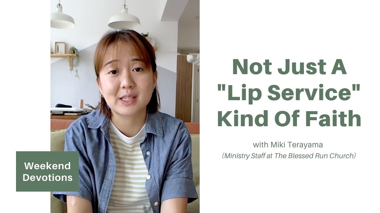 Weekend Devotion: Not Just A 