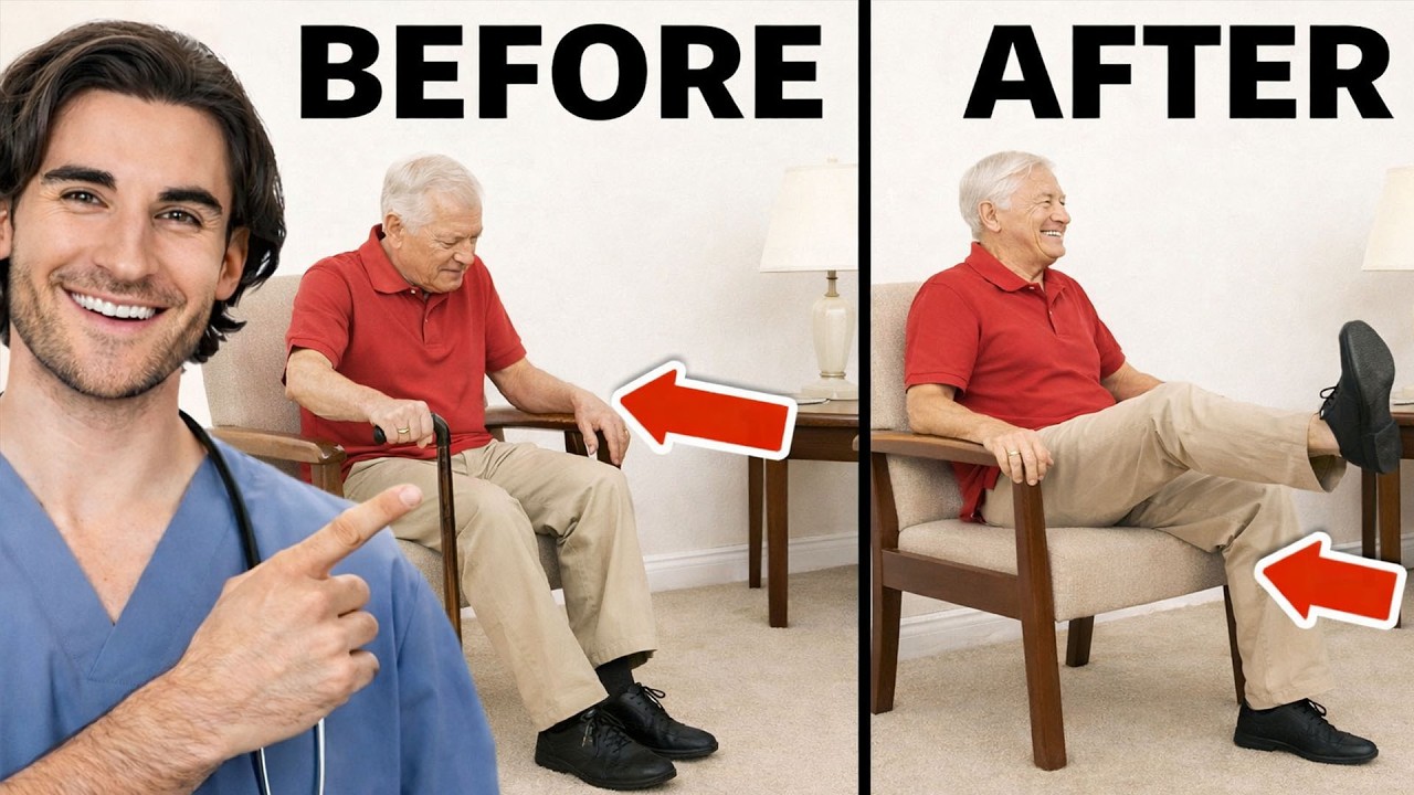 The Only 5 Chair Exercises Seniors Over 60 Need For Leg Strength | Senior Health Podcast