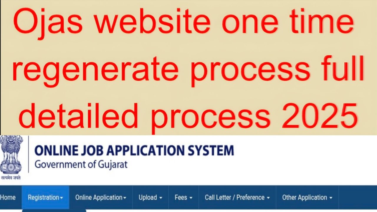 #Ojas One Time Registration Process 2025 | Full Step-by-Step GuideOjas OTR Registration Kaise Kare?