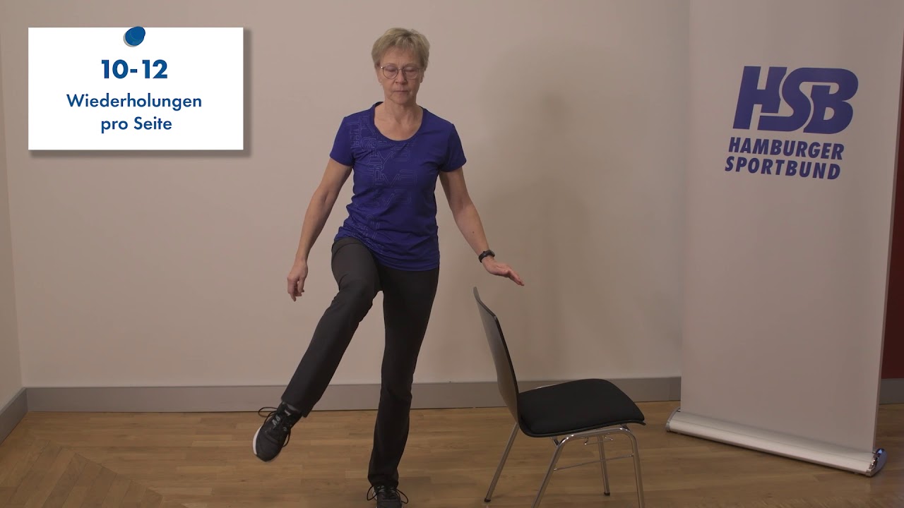 Fit im Alter - Zuhause aktiv (Teil 2 - KNIE FIT)