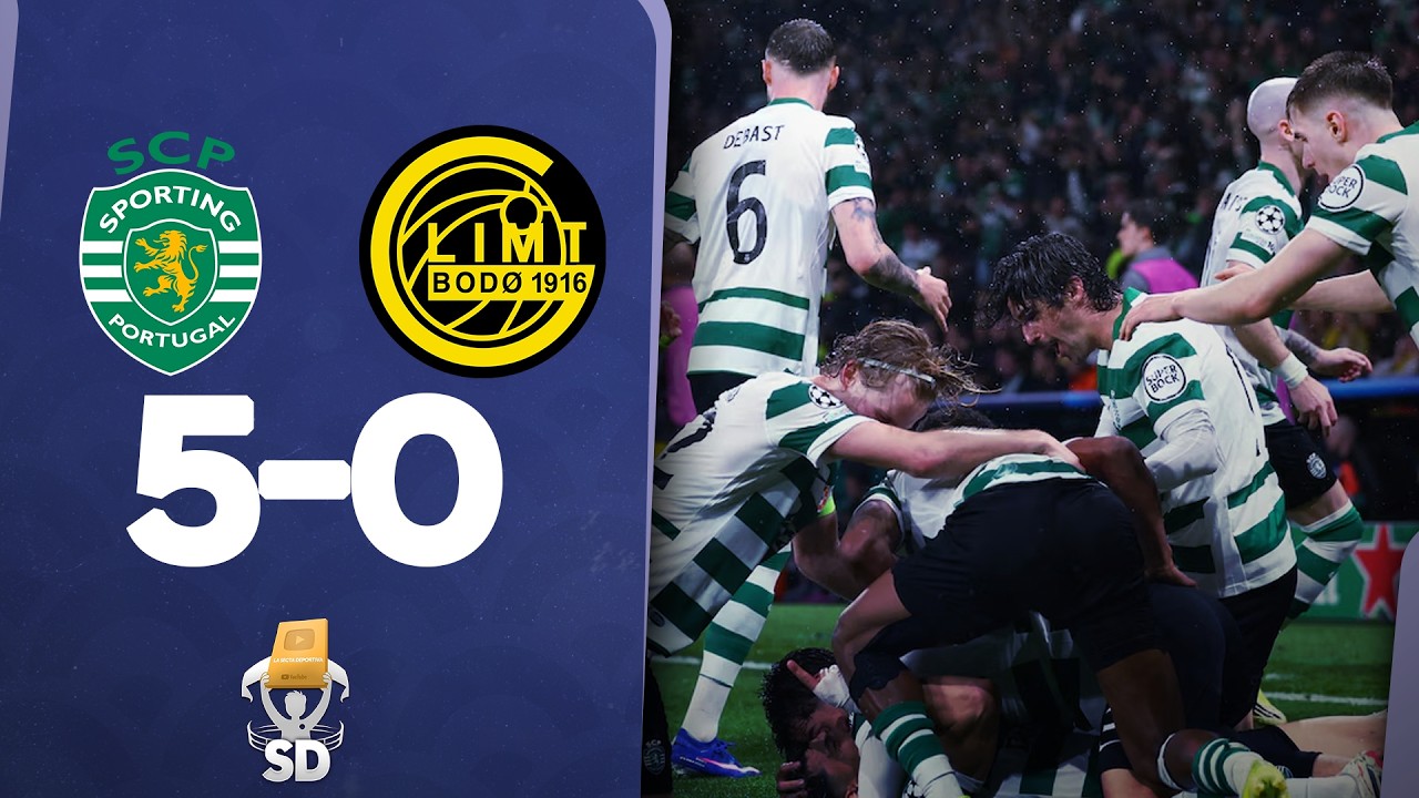 ✅ SPORTING LISBOA vs BODO GLIMT EN VIVO LIVE EN ESPAÑOL 🏆 CHAMPIONS LEAGUE OCTAVOS DE FINAL VUELTA