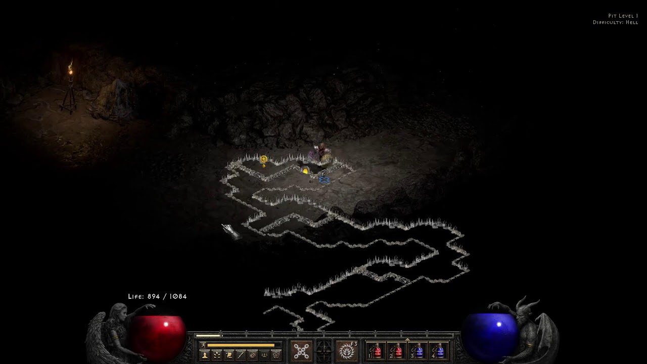 Diablo 2 Warlock offline mode starting hell from scratch